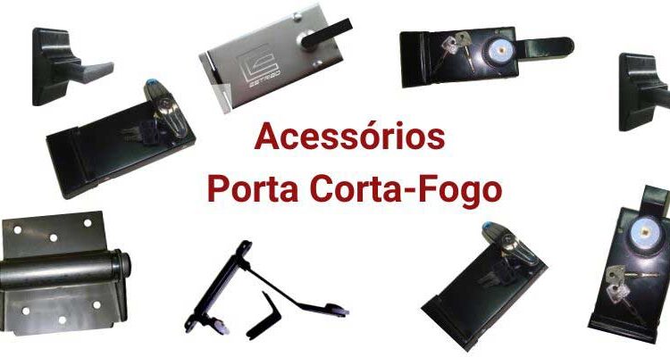  Acessórios de Porta Corta Fogo